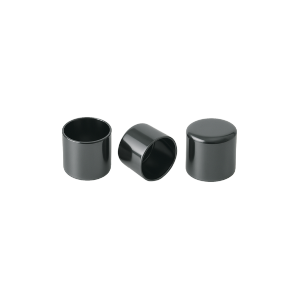 Koord eindkap 6MM Grijs