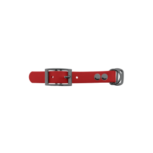 Biothane adapter 19mm Rood/Grijs Biothane adapter 19mm Rood/Grijs