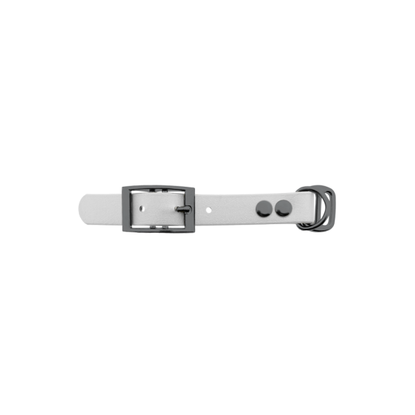 Biothane adapter 19mm Wit/Grijs