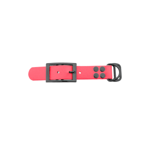 Biothane adapter 25mm Coral/Grijs Biothane adapter 25mm Coral/Grijs
