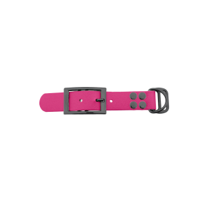 Biothane adapter 25mm Passion Roze/Grijs Biothane adapter 25mm Passion Roze/Grijs