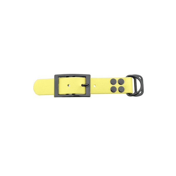Biothane adattatore 25mm Giallo pastello/Grigio