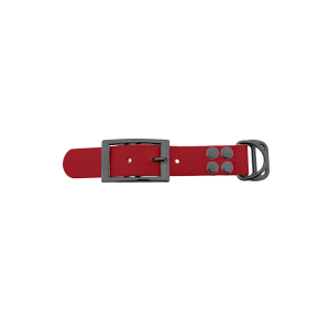 Biothane adapter 25mm Rood/Grijs Biothane adapter 25mm Rood/Grijs
