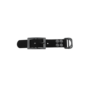Biothane adapter 25mm Zwart/Grijs Biothane adapter 25mm Zwart/Grijs