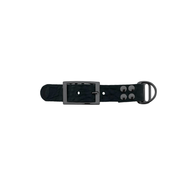 pelle di bufalo adapter 25mm Croco motief Zwart/Grijs pelle di bufalo adapter 25mm Croco motief Zwart/Grijs