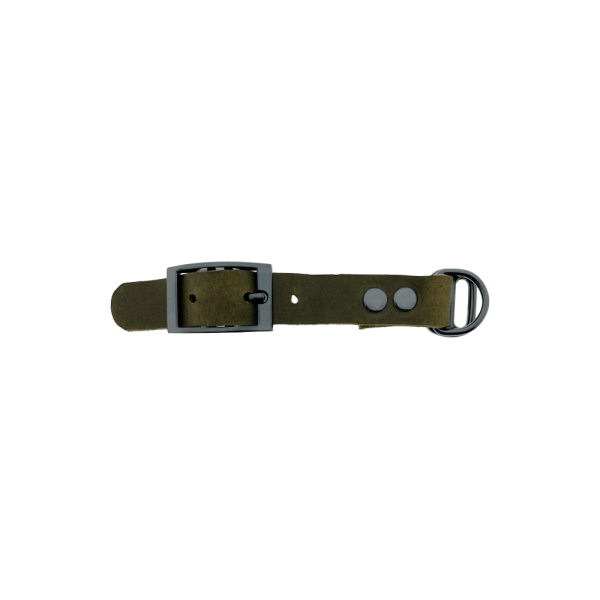 Vetleder adapter 19mm Military olive/Grijs Vetleder adapter 19mm Military olive/Grijs