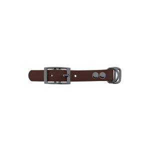 Biothane adapter 19mm Donkerbruin/Grijs