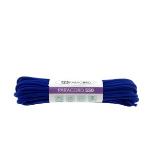 Paracord 550 type III Electric Blauw - 10 mtr Paracord 550 tipo III Electric Blu - 10 mtr