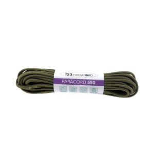 Paracord 550 type III Moss - 10 mtr Paracord 550 tipo III Moss - 10 mtr