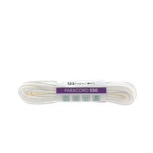 Paracord 550 type III Wit - 10 mtr Paracord 550 tipo III Bianco - 10 mtr