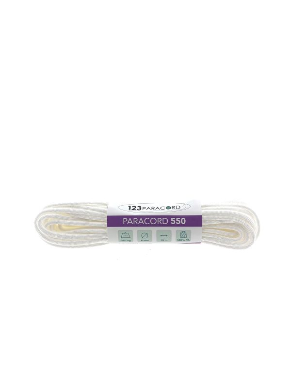 Paracord 550 tipo III Bianco - 10 mtr