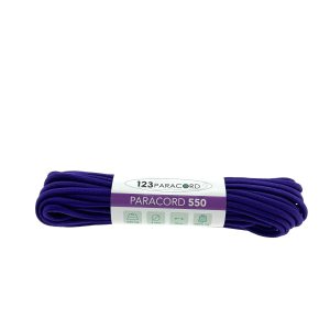 Paracord 550 type III Deep Paars - 10 mtr Paracord 550 type III Deep Paars - 10 mtr