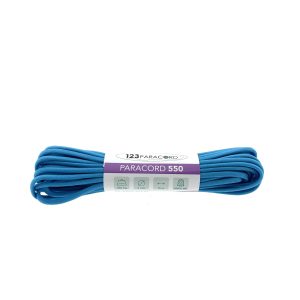 Paracord 550 type III Donker Cyan - 10 mtr Paracord 550 type III Donker Cyan - 10 mtr