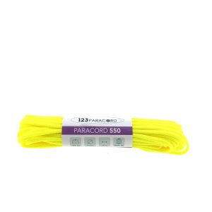 Paracord 550 type III Ultra Neon Geel - 10 mtr Paracord 550 tipo III Ultra Neon Giallo - 10 mtr