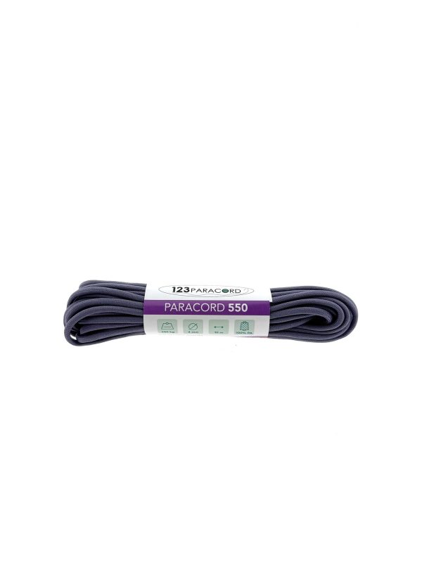 Paracord 550 tipo III Smoke Grijs - 10 mtr