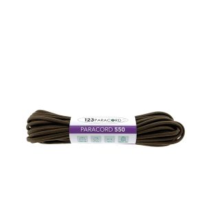 Paracord 550 type III Oro Bruin - 10 mtr Paracord 550 tipo III Oro Marrone - 10 mtr