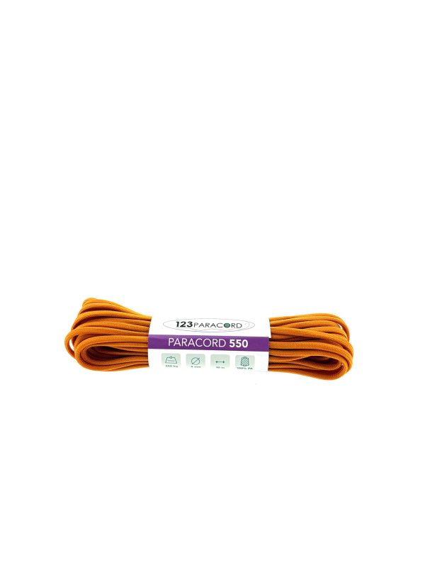 Paracord 550 tipo III Royal Arancione - 10 mtr Paracord 550 tipo III Royal Arancione - 10 mtr