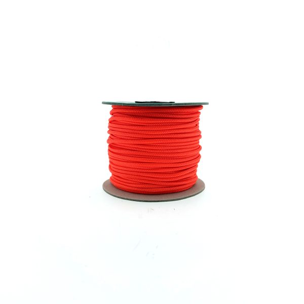 Paracord 425 tipo II Arancione Neon-30 mtr